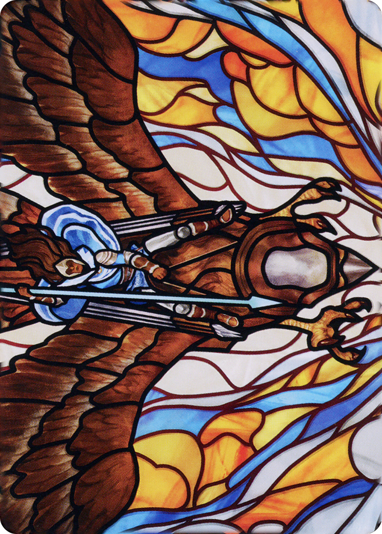 Image of Tura Kennerüd, Skyknight // Tura Kennerüd, Skyknight (ADMU-079) - Dominaria United Art Series (Borderless)