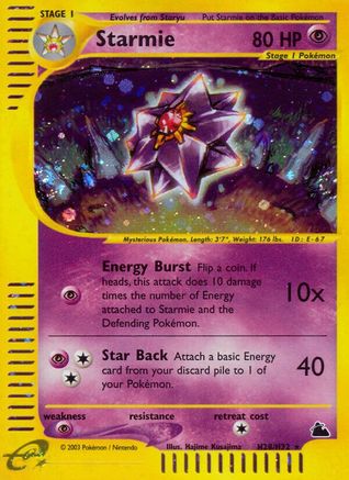 Image of Starmie (H28) H28  - Holofoil Skyridge - Holo Rare