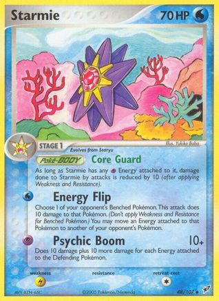Image of Starmie 048  Deoxys - Uncommon