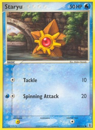 Image of Staryu 084/113  - Reverse Holofoil Delta Species - Common