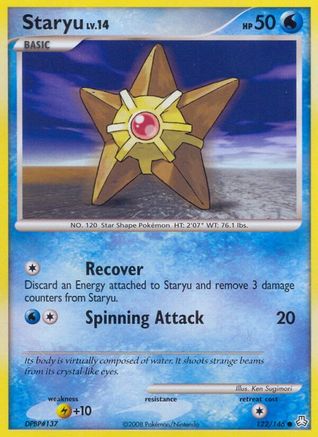 Image of Staryu 122  - Reverse Holofoil Legends Awakened - Common
