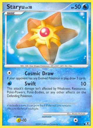 Image of Staryu 083/111  Rising Rivals - Common
