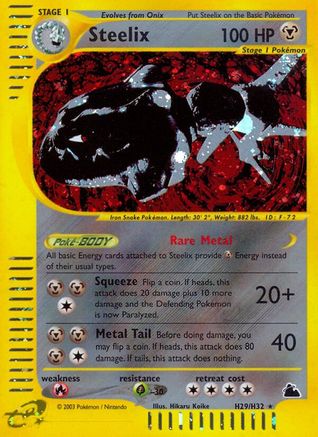 Image of Steelix (H29) H29  - Holofoil Skyridge - Holo Rare