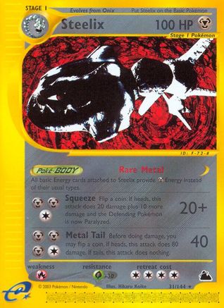 Image of Steelix (31) 031  - Reverse Holofoil Skyridge - Rare