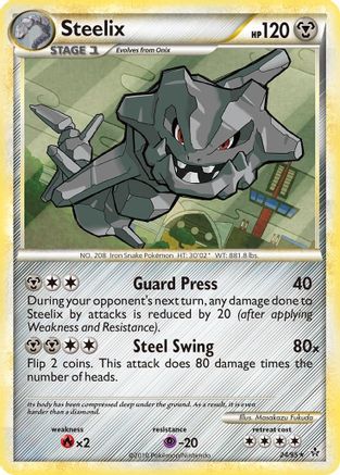 Image of Steelix 024  - Reverse Holofoil Unleashed - Rare