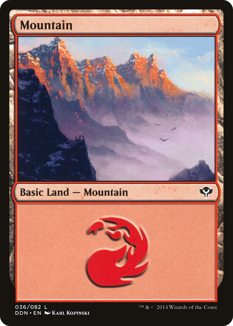 Image of Mountain (036) (DDN-036) - Duel Decks: Speed vs. Cunning