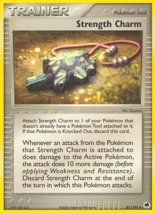 Image of Strength Charm 081  - Reverse Holofoil Dragon Frontiers - Uncommon