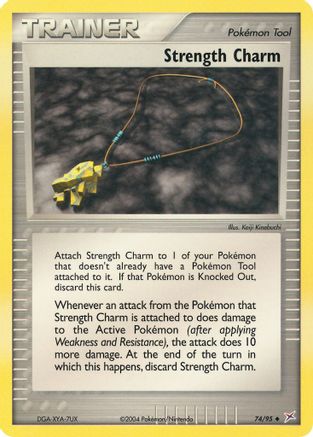 Image of Strength Charm 074  Team Magma vs Team Aqua - Uncommon