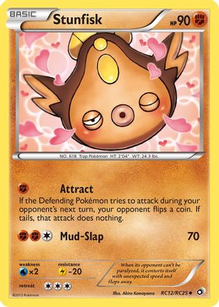 Image of Stunfisk RC12/RC25  - Holofoil Legendary Treasures Radiant Collection - Uncommon