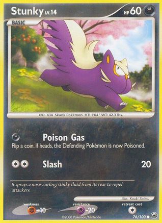 Image of Stunky 076  - Reverse Holofoil Majestic Dawn - Common
