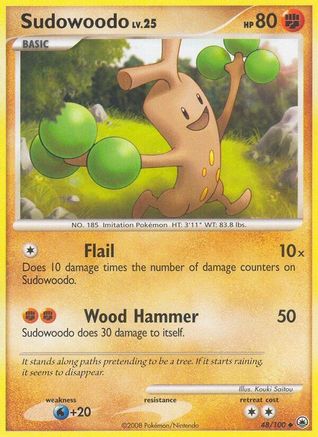 Image of Sudowoodo 048  - Reverse Holofoil Majestic Dawn - Uncommon
