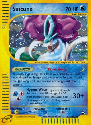 Image of Suicune (H25) H25  - Holofoil Aquapolis - Holo Rare