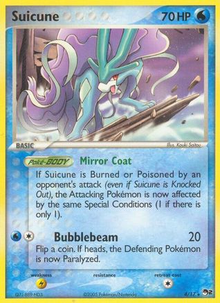 Image of Suicune 004  - Holofoil POP Series 2 - Rare