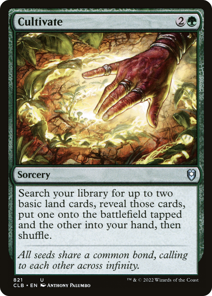 Image of Cultivate (CLB-821) - Commander Legends: Battle for Baldur's Gate