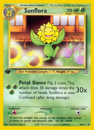 Image of Sunflora 050/111  - Unlimited Neo Genesis - Uncommon