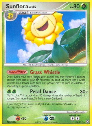 Image of Sunflora 038  Secret Wonders - Rare
