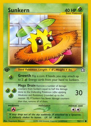 Image of Sunkern 078/111  - Unlimited Neo Genesis - Common