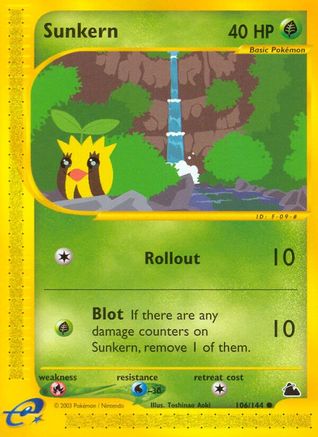 Image of Sunkern 106  Skyridge - Common