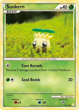Image of Sunkern 085/123  HeartGold SoulSilver - Common