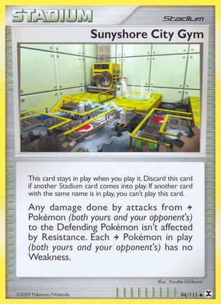 Image of Sunyshore City Gym 094  - Reverse Holofoil Rising Rivals - Uncommon