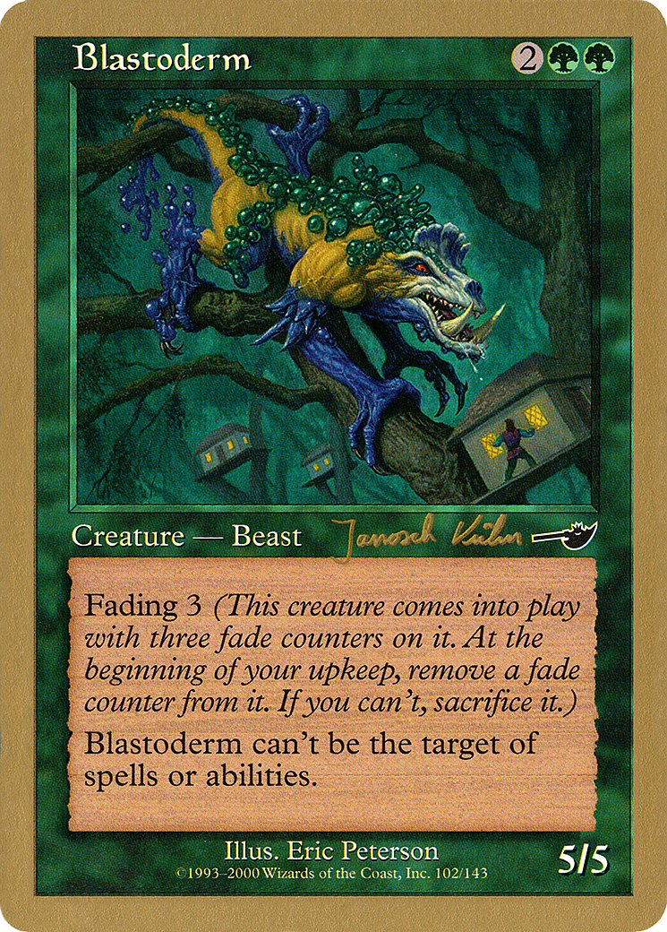 Image of Blastoderm - 2000 Janosch Kuhn (NMS) (WCD-) - World Championship Decks 2000