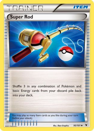 Image of Super Rod 095/101  - Reverse Holofoil Noble Victories - Uncommon