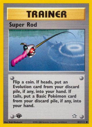 Image of Super Rod 103/111  - Unlimited Neo Genesis - Common