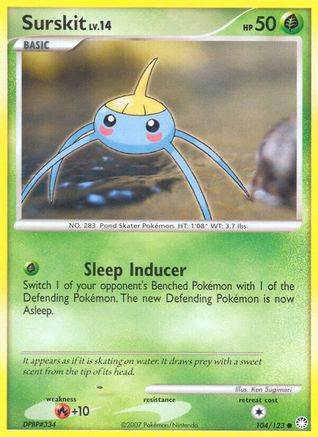 Image of Surskit 104  Mysterious Treasures - Common