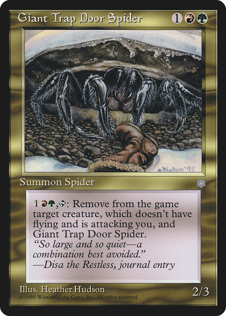 Image of Giant Trap Door Spider (ICE-) - Ice Age