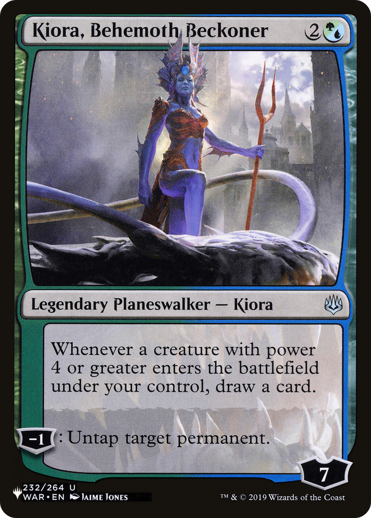 Image of Kiora, Behemoth Beckoner (LIST-WAR-232) - The List