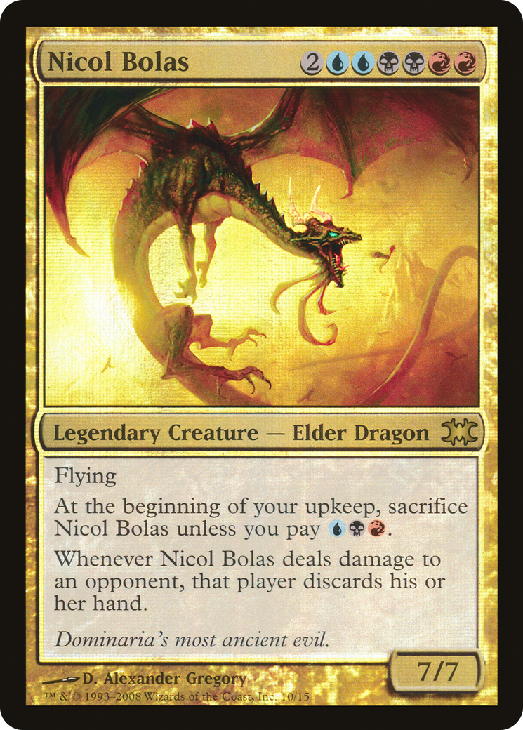 Image of Nicol Bolas (DRB-010) - From the Vault: Dragons Foil