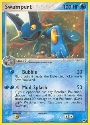 Image of Swampert 005  - Holofoil POP Series 1 - Rare