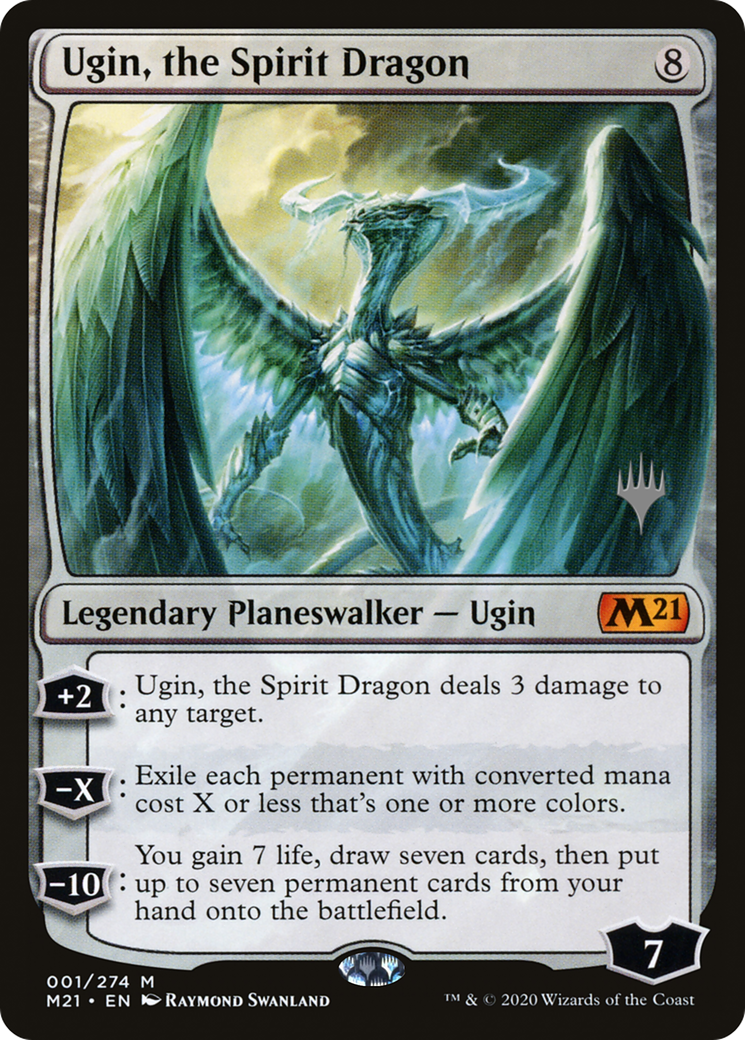 Image of Ugin, the Spirit Dragon (PPM21-001) - Core Set 2021 Promos Foil