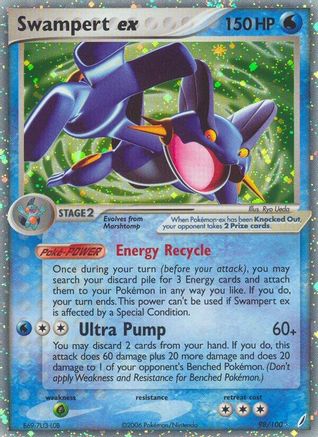Image of Swampert ex 098/100  - Holofoil Crystal Guardians - Ultra Rare