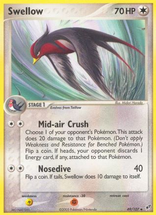 Image of Swellow 049  Deoxys - Uncommon