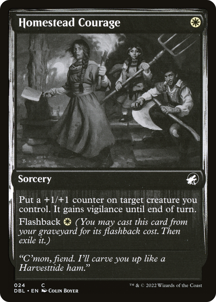 Image of Homestead Courage (DBL-024) - Innistrad: Double Feature