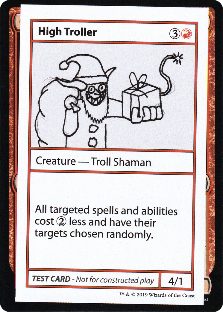 Image of High Troller (No PW Symbol) (CMB1-) - Mystery Booster Playtest Cards 2021