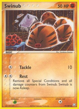 Image of Swinub 079/109  Team Rocket Returns - Common