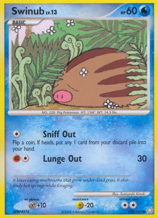 Image of Swinub 123  Legends Awakened - Common