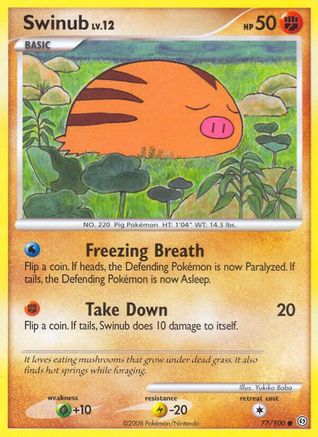 Image of Swinub 077  Stormfront - Common