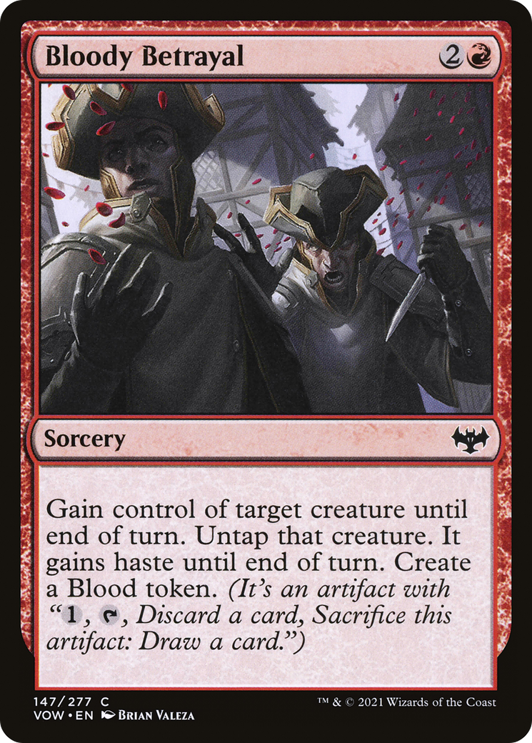 Image of Bloody Betrayal (VOW-147) - Innistrad: Crimson Vow