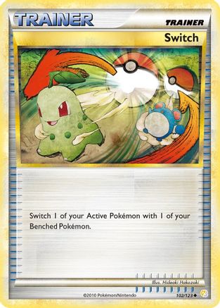 Image of Switch 102/123  - Reverse Holofoil HeartGold SoulSilver - Uncommon