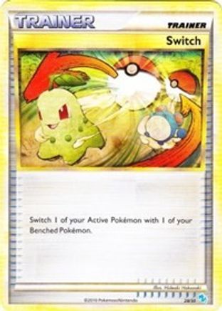 Image of Switch (Gyarados) 028  HGSS Trainer Kit Gyarados & Raichu - Common