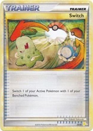 Image of Switch (Raichu) 024  HGSS Trainer Kit Gyarados & Raichu - Common