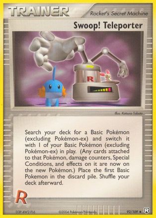 Image of Swoop! Teleporter 092  - Reverse Holofoil Team Rocket Returns - Uncommon