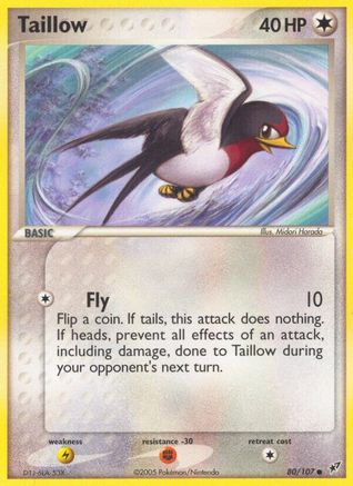 Image of Taillow 080/107  Deoxys - Common