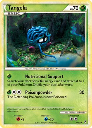 Image of Tangela 072/95  Call of Legends - Common