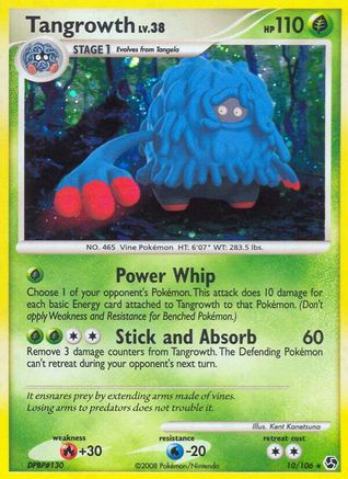 Image of Tangrowth 010  - Reverse Holofoil Great Encounters - Holo Rare
