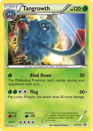 Image of Tangrowth 002  Legendary Treasures - Rare