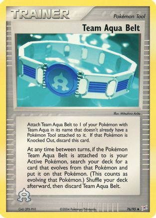Image of Team Aqua Belt  Team Magma vs Team Aqua - Uncommon